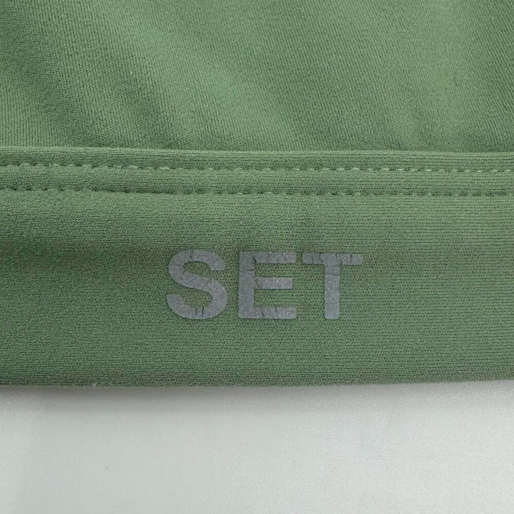 Set Active Luxform sport bra top one shoulder green - medium - Picture 3 of 5